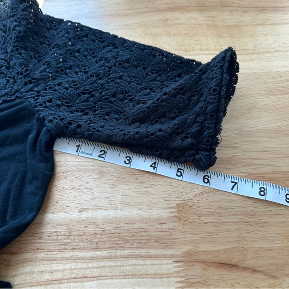 Boden Women's Black Lace Seraphina Casual Top, EUC, Size 2 - Picture 5 of 12